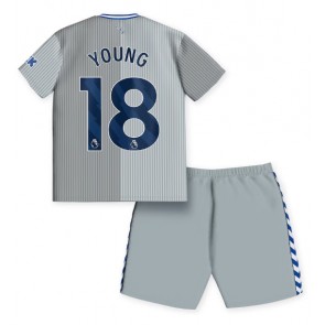 Everton Ashley Young #18 Rezervni Dres za Dječji 2023-24 Kratak Rukavima (+ kratke hlače)